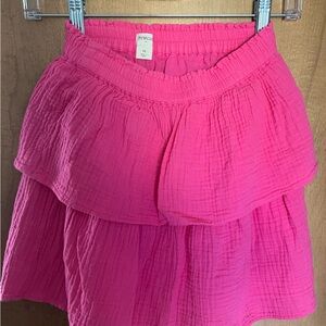 NWOT Crewcuts 100% Cotton Double Ruffle Skirt